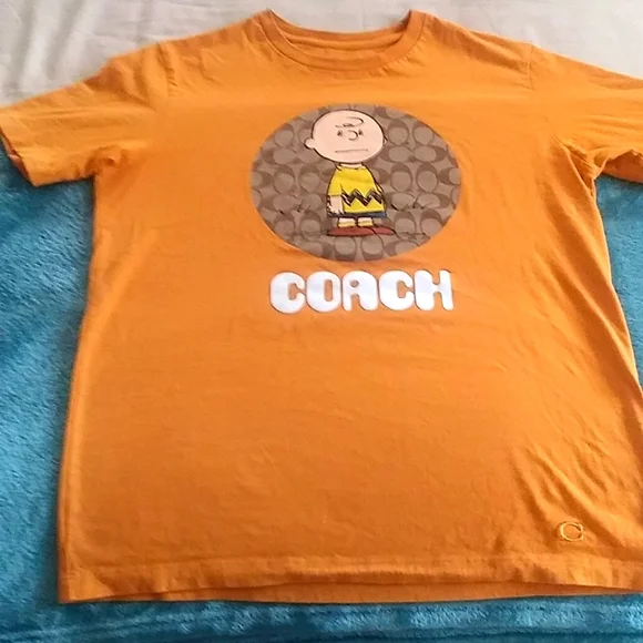 Coach | Tops | Coach Charlie Brown Tshirt Small | Poshmark
